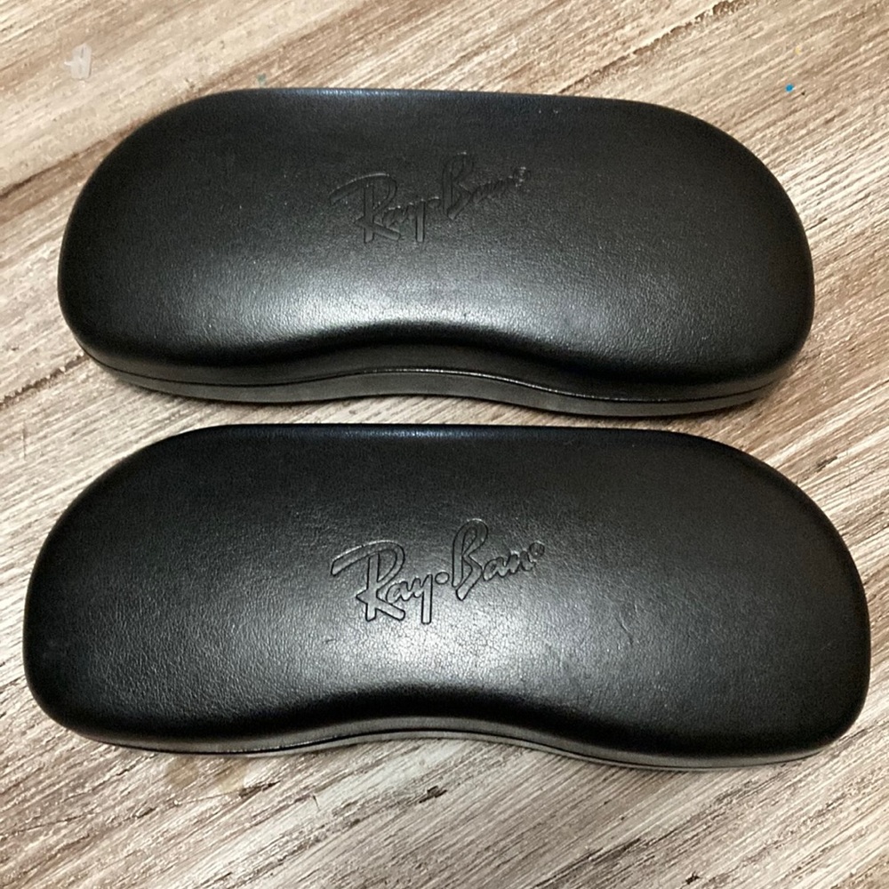Rayban Clamshell eye glasses cases (2)